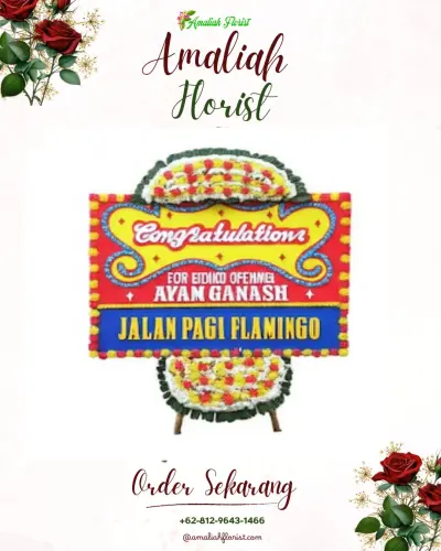 Bunga Papan Congratulation di Parwata